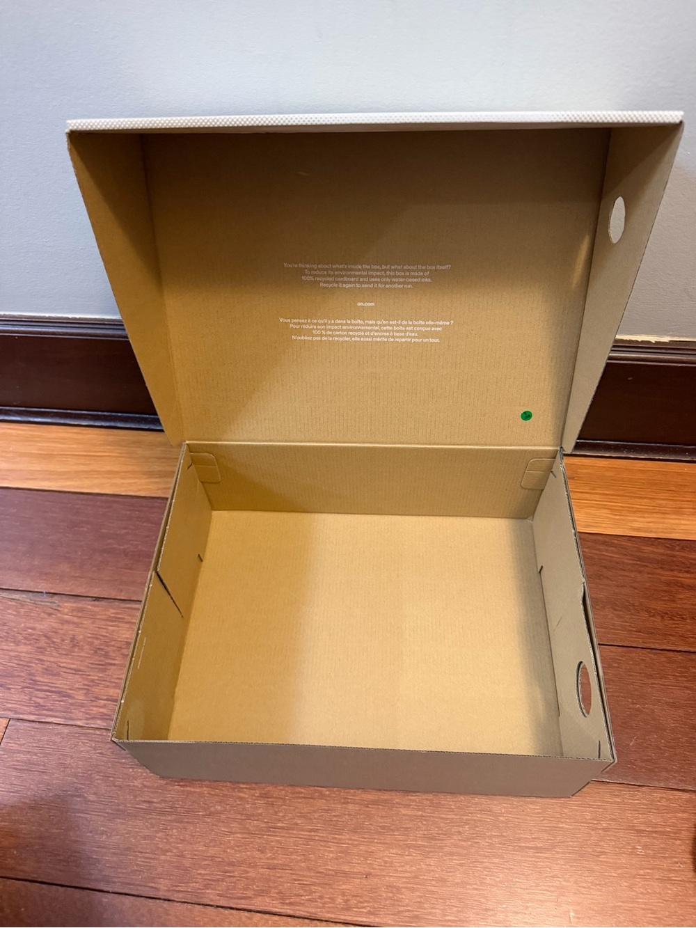 On Running Shoe Box - Taupe/Beige new - Picture 6 of 6